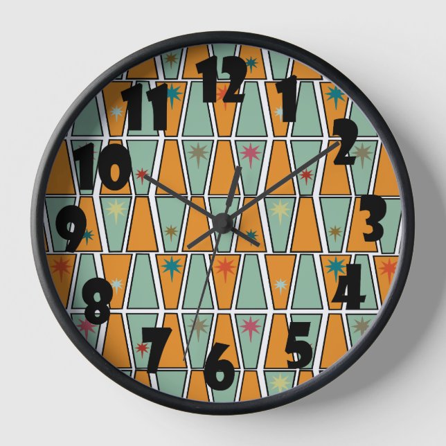 Reloj Rhombuses with Starbursts  (Anverso)
