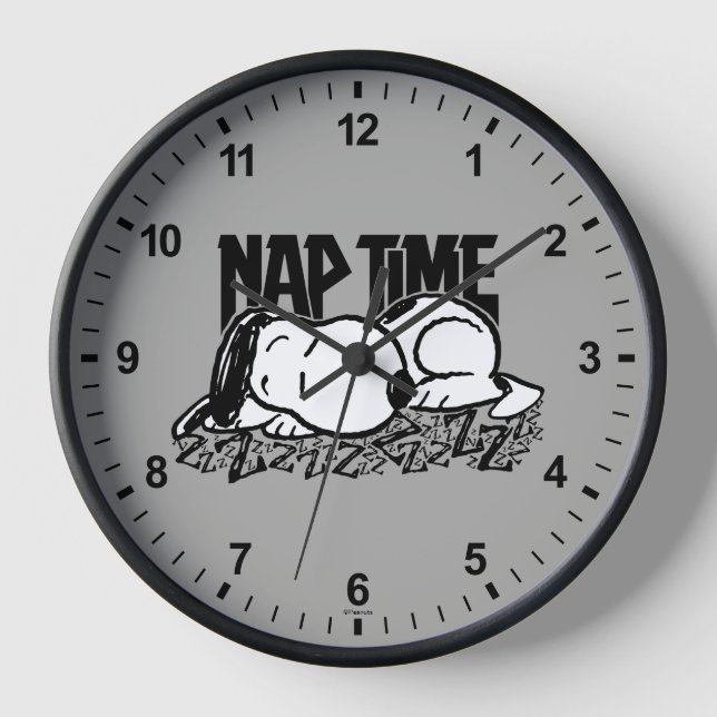 Reloj Rock Tees | Tiempo de Nap Snoopy (Anverso)