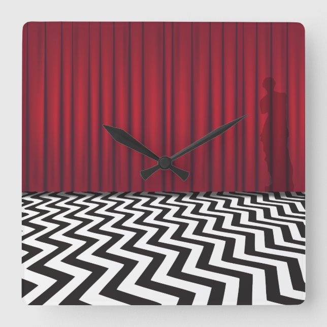 Reloj rojo del sitio de la casa de campo negra (Anverso)