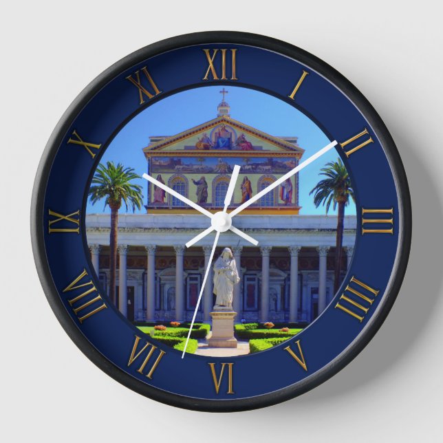 Reloj Roma, Italia - San Pablo fuera de las paredes (Anverso)