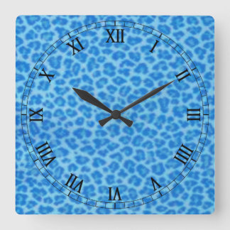 Reloj romano de numero romano cuadrado de piel de 
