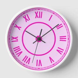 Reloj romano de vintage rosa