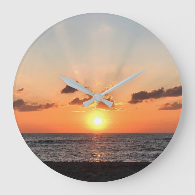 Reloj romántico de puesta de sol (Anverso)