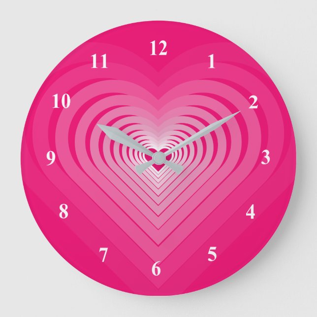 Reloj rosa con corazón (Anverso)