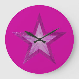 Reloj rosa de estrella