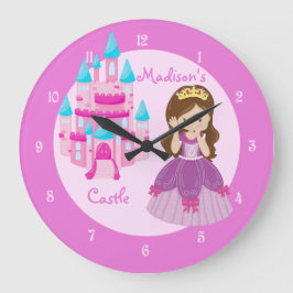 Reloj rosa del Personalizado del Castillo de la Pr
