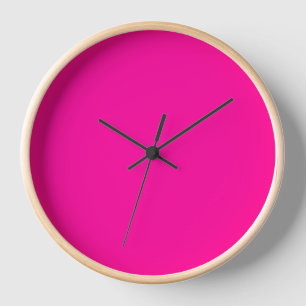 Reloj Rosa Neon Sólido