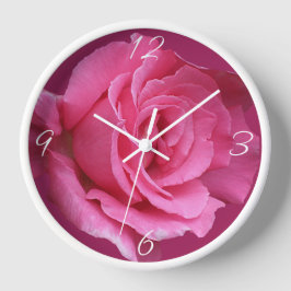 Reloj Rosa rosa moderno moderno de moda boho hermoso