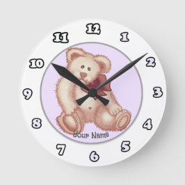 Reloj rosa Teddy Bear