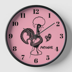 Reloj Rostro de Barcelos, Portugal, silueta