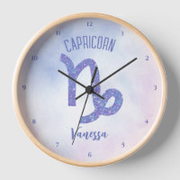 Rótulo Astrológico Cute Personalizado Capricorn