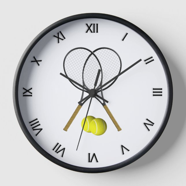 Reloj Rótulos de tenis (Anverso)