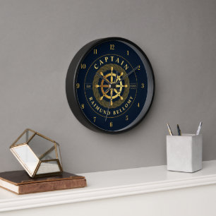 Reloj Rueda de la nave de oro