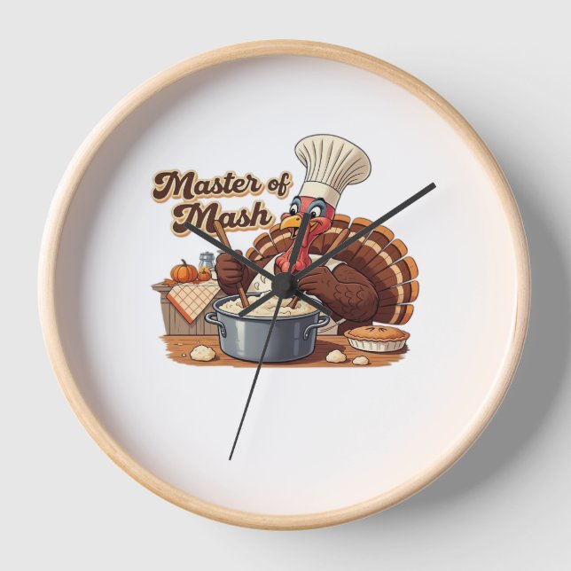 Reloj Rústica camiseta clásica de cosecha otoñal (Anverso)