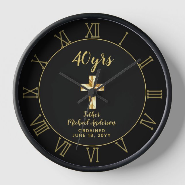 Reloj Sacerdote del 40° Aniversario de la Ordenación (Anverso)