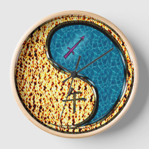 Reloj Sagitario & Caballo de Agua