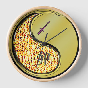 Reloj Sagitario & Conejo de Metal