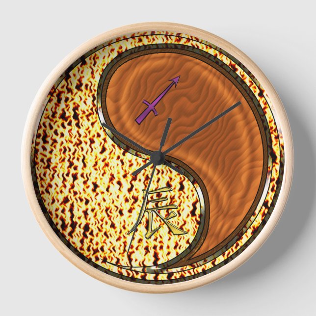 Reloj Sagitario & Dragón de Madera (Anverso)