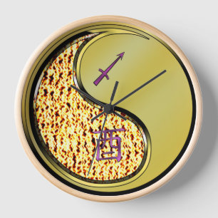 Reloj Sagitario & Gallo de Metal