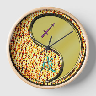 Reloj Sagitario & Perro de Metal