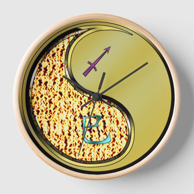 Reloj Sagitario & Serpiente de Metal (Anverso)