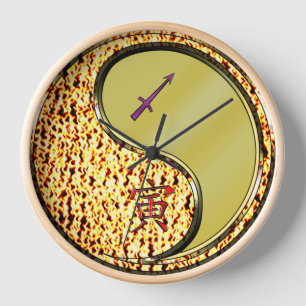 Reloj Sagitario & Tigre de Metal