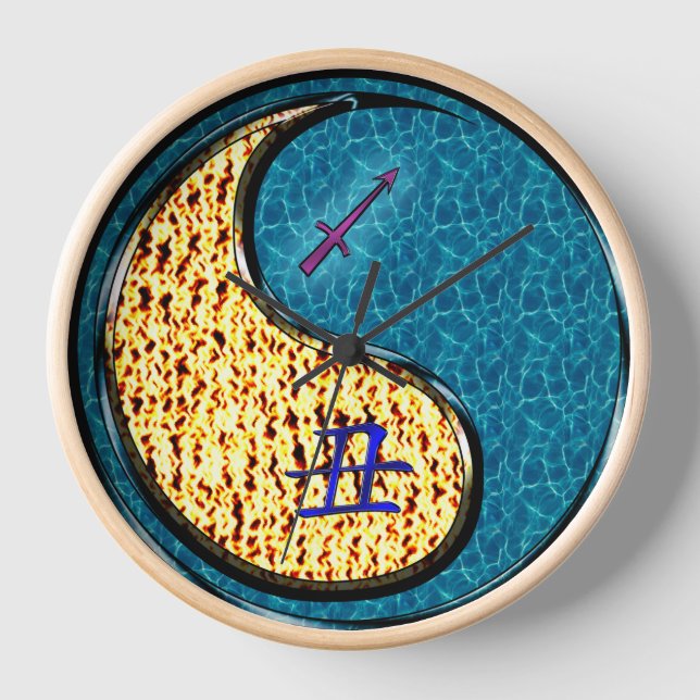 Reloj Sagitario y Buey de Agua (Anverso)