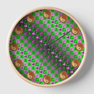 Reloj Sagitario y Cabra de Madera