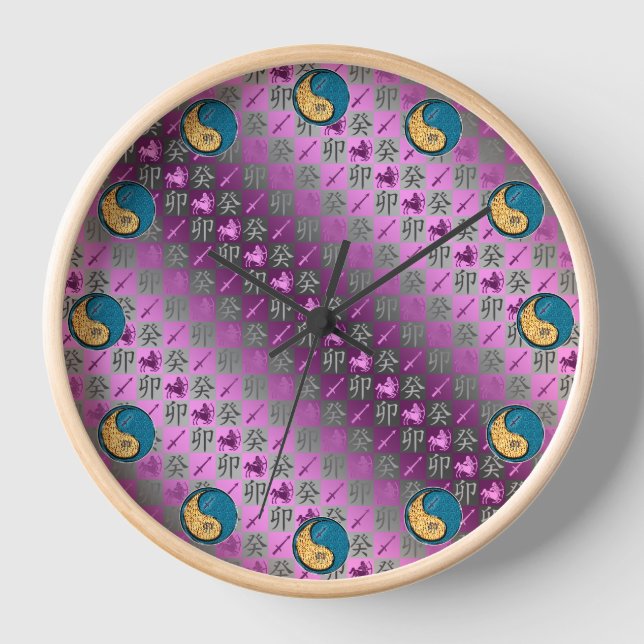 Reloj Sagitario y Conejo de Agua (Anverso)