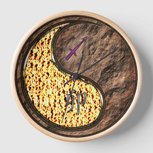 Reloj Sagitario y Conejo de Tierra (Anverso)