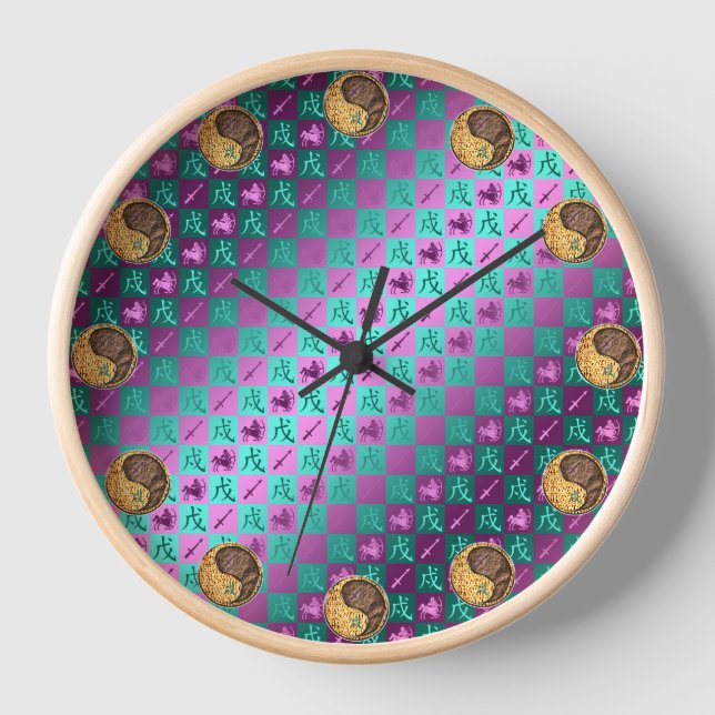 Reloj Sagitario y Perro de Tierra (Anverso)