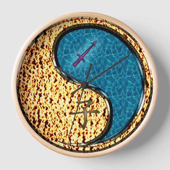 Reloj Sagitario y Rata de Agua (Anverso)
