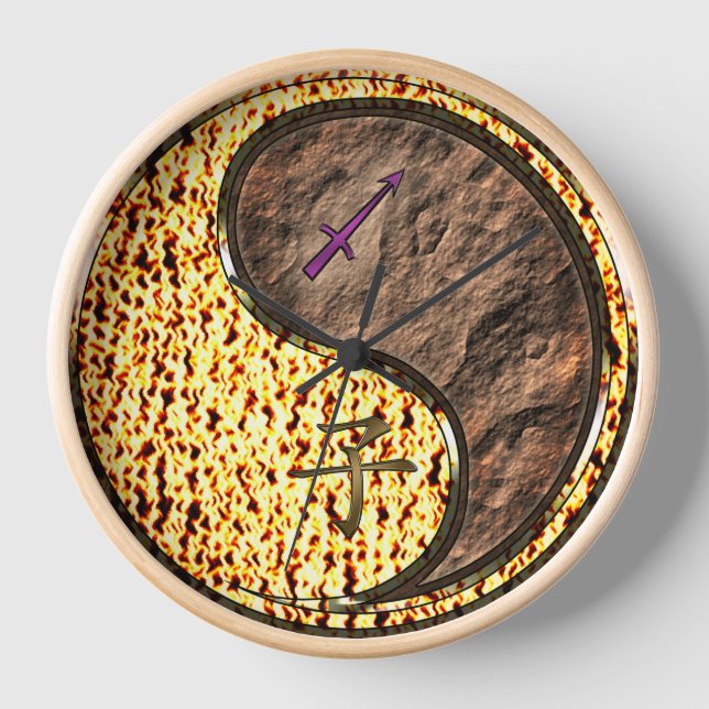 Reloj Sagitario y Rata de Tierra (Anverso)