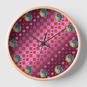Reloj Sagitario y Tigre de Agua