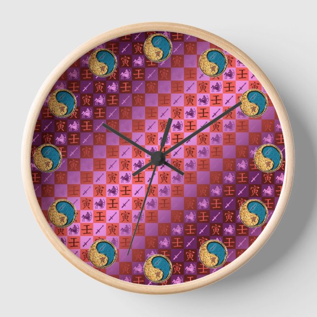 Reloj Sagitario y Tigre de Agua (Anverso)