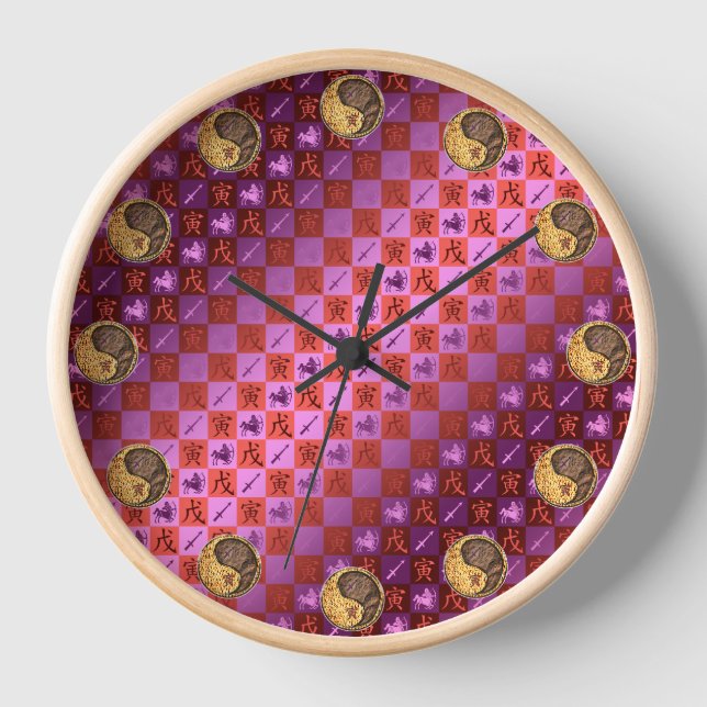 Reloj Sagitario y Tigre de Tierra (Anverso)