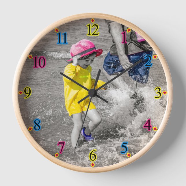 Reloj salpicando alegria (Anverso)