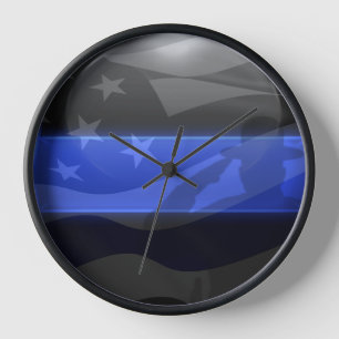 Reloj Saludo a la bandera del trooper de la delgada líne