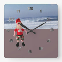 Reloj - Santa en la playa
