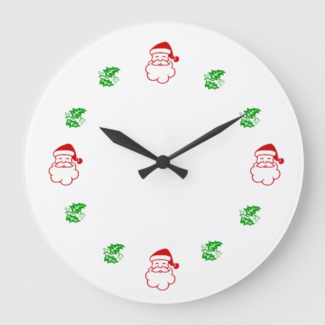 Reloj - Santa y Holly (Anverso)