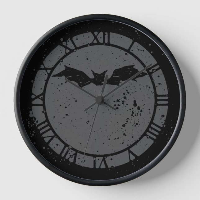 Reloj Scribble Bat (Anverso)