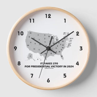 Reloj Se Necesitan 270 Para La Victoria Presidencial En