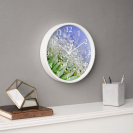 Reloj Semillas de Dandelion con gotas frescas