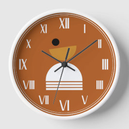 Reloj Sencillo y elegante Resumen del blanco minimalista