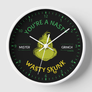 Reloj Señor Grinch Eres un Zorrillo Asqueroso