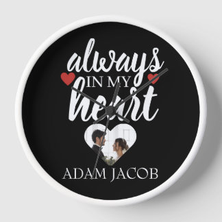 RELOJ SIEMPRE EN MI CORAZÓN, PLANTILLA DE PERSONALIZAR D