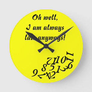 Reloj siempre tardío