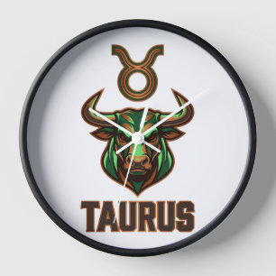 Reloj Signo zodiacal Tauro Mascota de Esports Moderna Ve