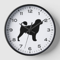 Silhouette de Perro de Agua Portuguesa