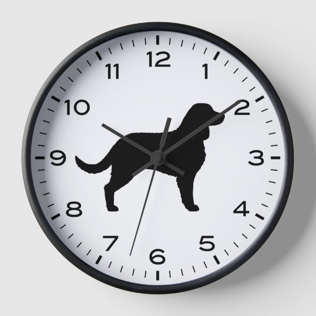 Reloj Silueta de la raza de perro de España (Anverso)